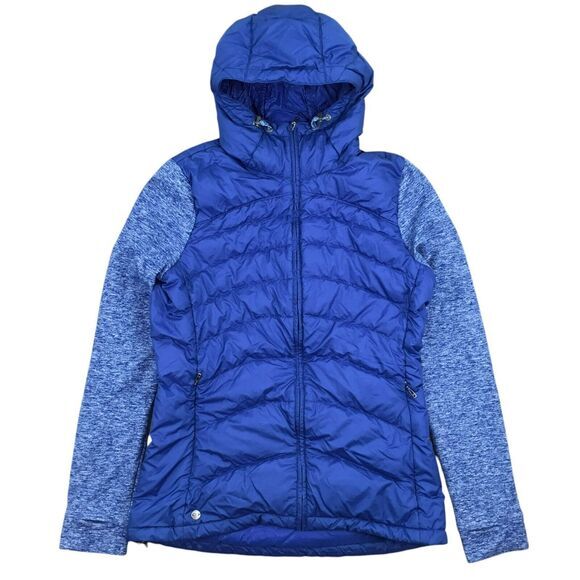 Outdoor Research Womens Plaza Hoody Down Jacket sz M Full Zip Quilted Thumbholes - Picture 1 of 16